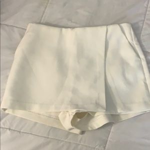 forever 21 skort cream/white